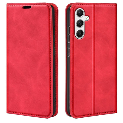 Retro-skin Magnetic Suction Leather Phone Case