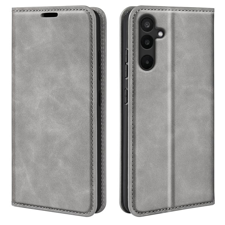 Retro-skin Magnetic Suction Leather Phone Case