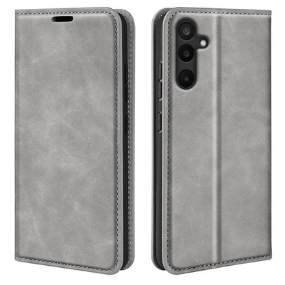 Retro-skin Magnetic Suction Leather Phone Case