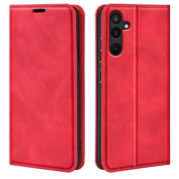 Retro-skin Magnetic Suction Leather Phone Case