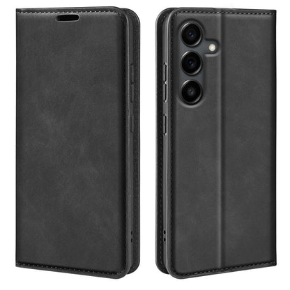 Retro-skin Magnetic Suction Leather Phone Case