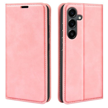 Retro-skin Magnetic Suction Leather Phone Case