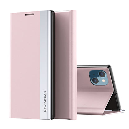 Side Electroplated Adsorption Leather Phone Case, For iPhone 15