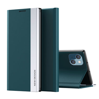 Side Electroplated Adsorption Leather Phone Case, For iPhone 15