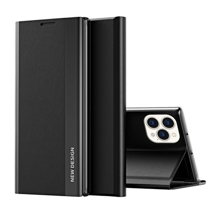 Side Electroplated Adsorption Leather Phone Case