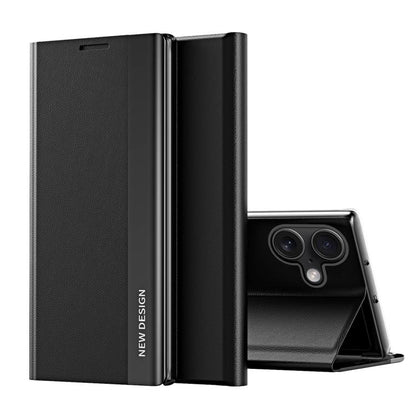 Side Electroplated Adsorption Leather Phone Case