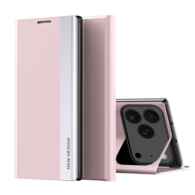 Side Electroplated Adsorption Leather Phone Case