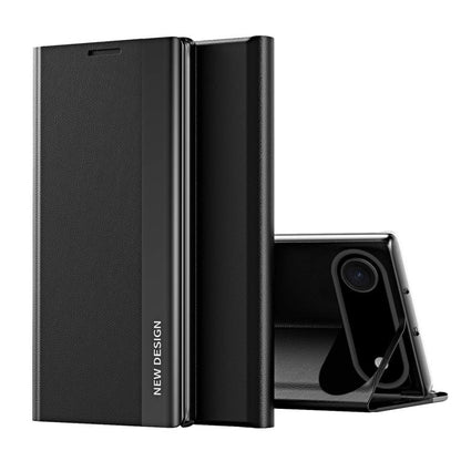 Side Electroplated Adsorption Leather Phone Case