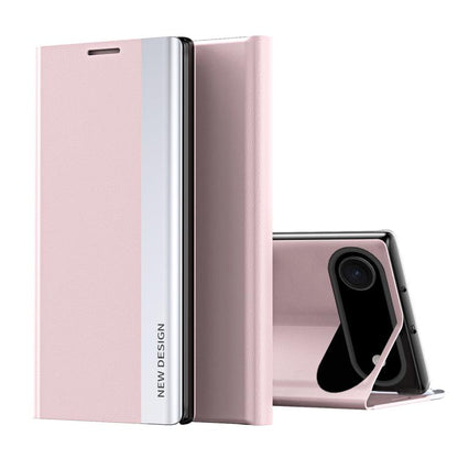 Side Electroplated Adsorption Leather Phone Case