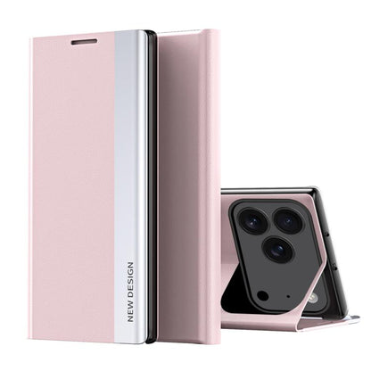 Side Electroplated Adsorption Leather Phone Case