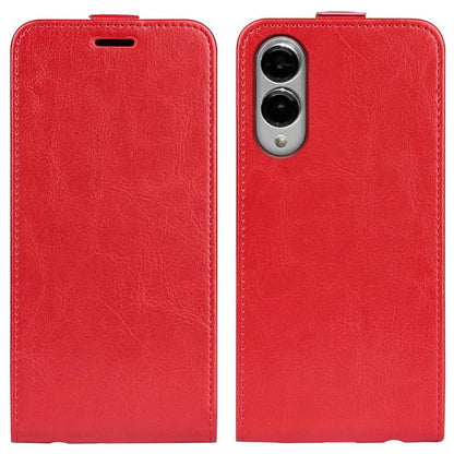 R64 Texture Single Vertical Flip Leather Phone Case