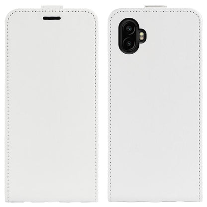 R64 Texture Single Vertical Flip Leather Phone Case
