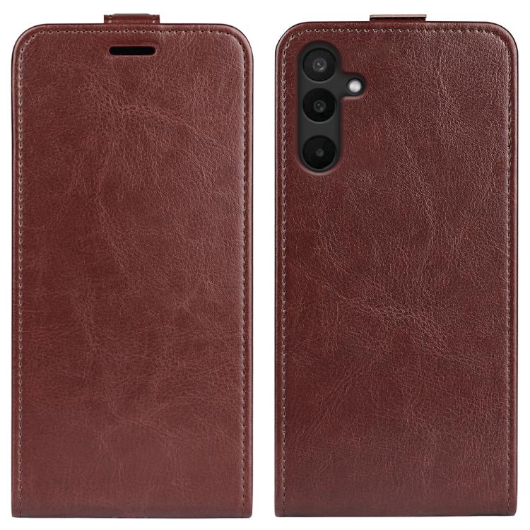 R64 Texture Single Vertical Flip Leather Phone Case