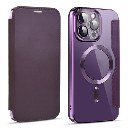Shield MagSafe RFID Anti-theft Leather Phone Case