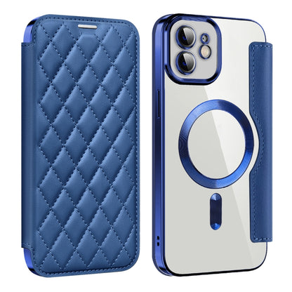 Shield Magsafe RFID Anti-theft Rhombus Leather Phone Case