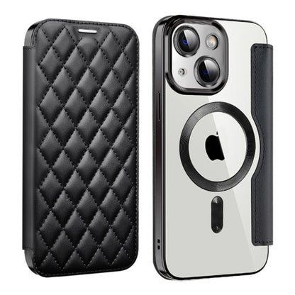 Shield Magsafe RFID Anti-theft Rhombus Leather Phone Case