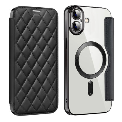 Shield Magsafe RFID Anti-theft Rhombus Leather Phone Case