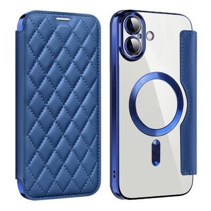 Shield Magsafe RFID Anti-theft Rhombus Leather Phone Case