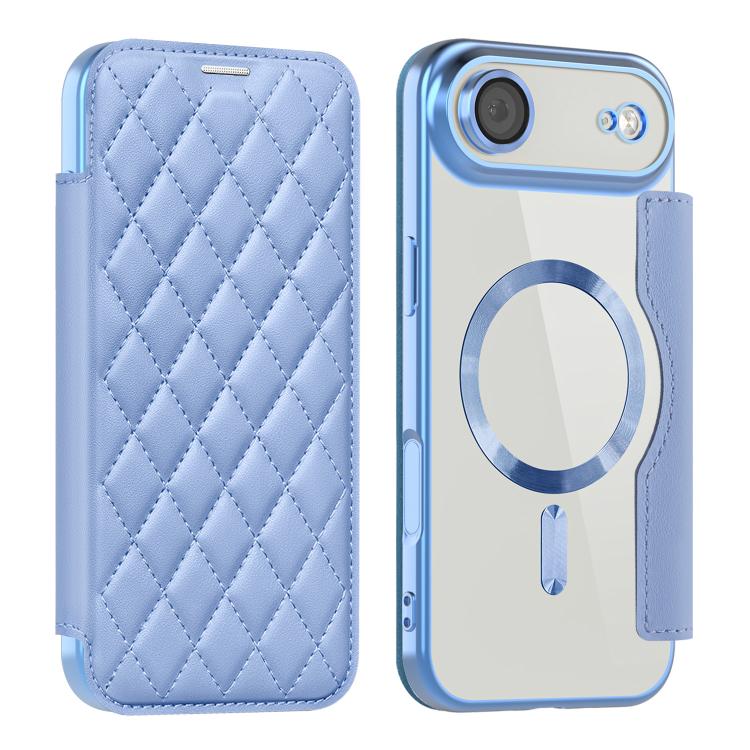 Shield Magsafe RFID Anti-theft Rhombus Leather Phone Case
