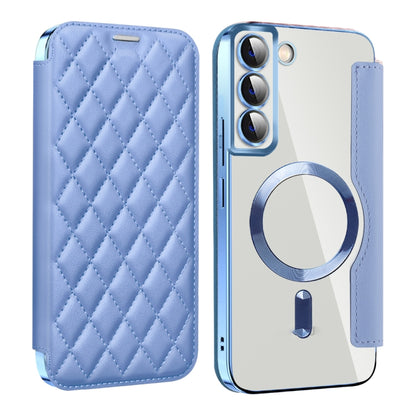 Shield MagSafe RFID Anti-theft Rhombus Leather Phone Case, For Samsung Galaxy A05s���������������...