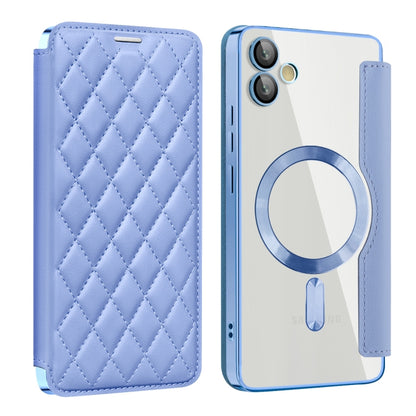 Shield MagSafe RFID Anti-theft Rhombus Leather Phone Case, For Samsung Galaxy A56 5G�������������...