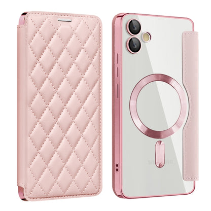 Shield MagSafe RFID Anti-theft Rhombus Leather Phone Case, For Samsung Galaxy A56 5G�������������...
