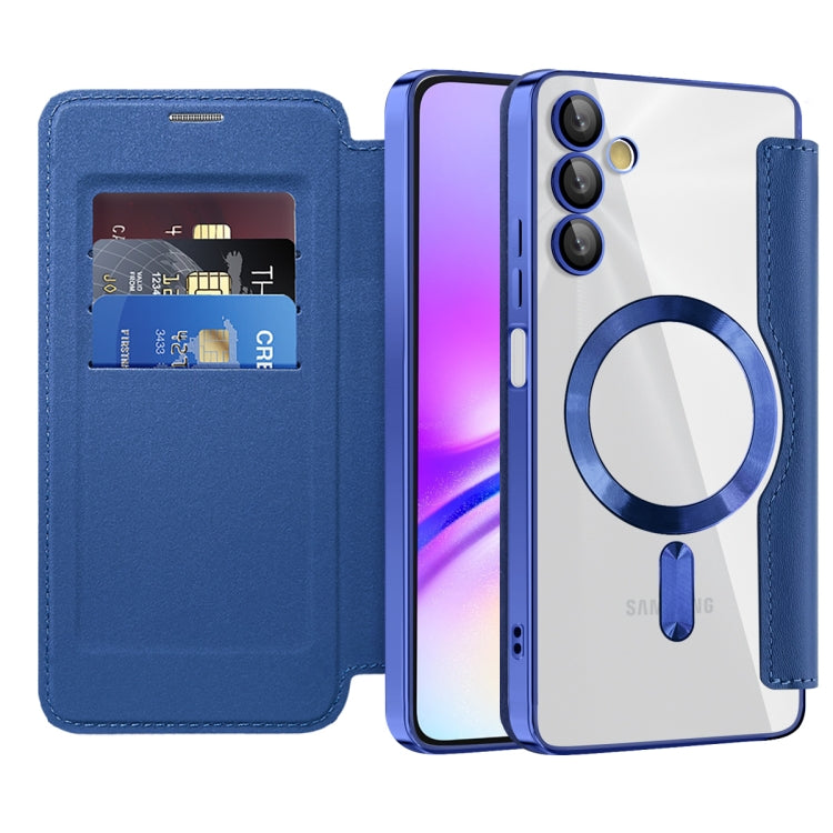 Shield MagSafe RFID Anti-theft Rhombus Leather Phone Case, For Samsung Galaxy A05s���������������...