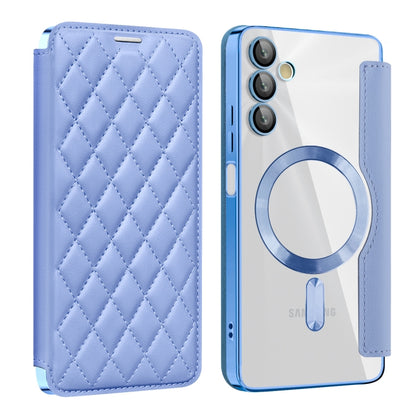 Shield MagSafe RFID Anti-theft Rhombus Leather Phone Case, For Samsung Galaxy A05s���������������...