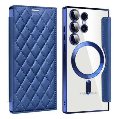 Shield MagSafe RFID Anti-theft Rhombus Leather Phone Case, For Samsung Galaxy A56 5G�������������...