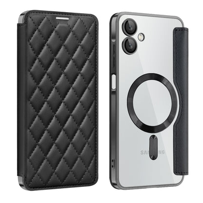 Shield MagSafe RFID Anti-theft Rhombus Leather Phone Case, For Samsung Galaxy A56 5G�������������...
