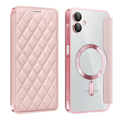 Shield MagSafe RFID Anti-theft Rhombus Leather Phone Case, For Samsung Galaxy A56 5G�������������...