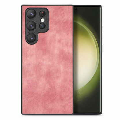 Vintage Leather PC Back Cover Phone Case