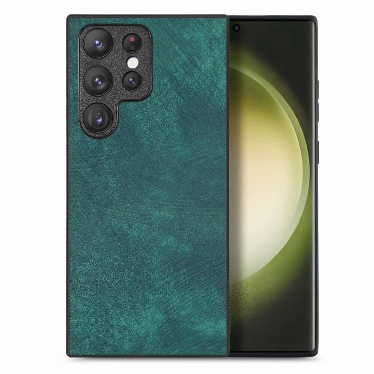 Vintage Leather PC Back Cover Phone Case