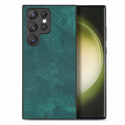 Vintage Leather PC Back Cover Phone Case