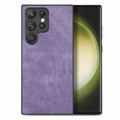 Vintage Leather PC Back Cover Phone Case