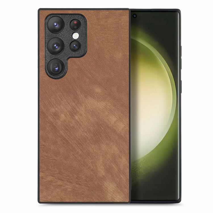 Vintage Leather PC Back Cover Phone Case