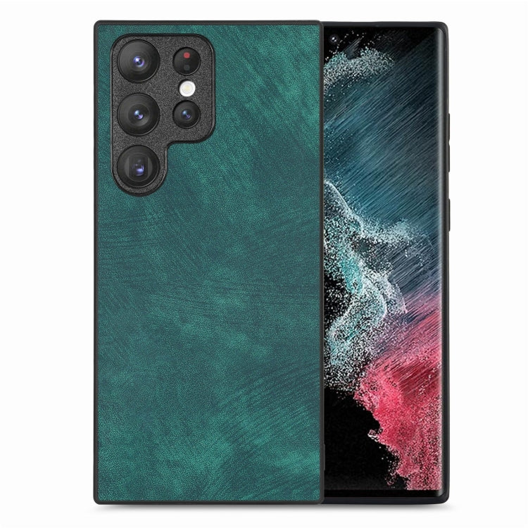 Vintage Leather PC Back Cover Phone Case