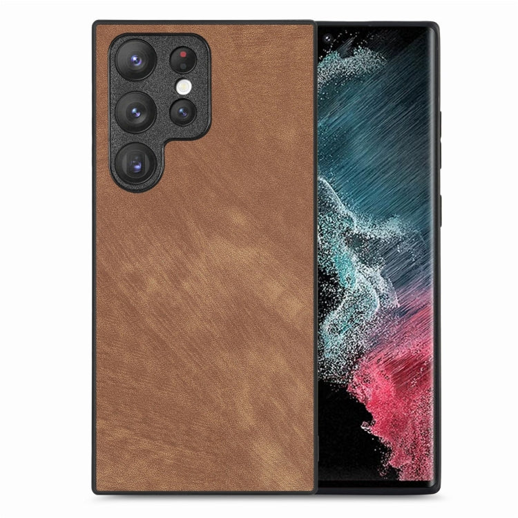 Vintage Leather PC Back Cover Phone Case