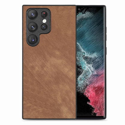 Vintage Leather PC Back Cover Phone Case