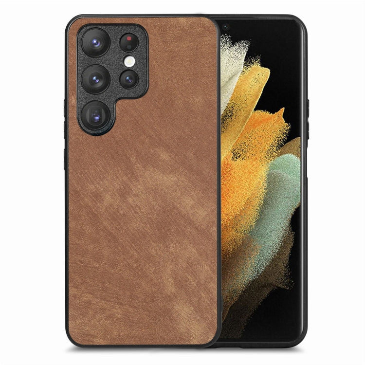 Vintage Leather PC Back Cover Phone Case