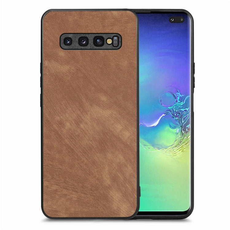 Vintage Leather PC Back Cover Phone Case