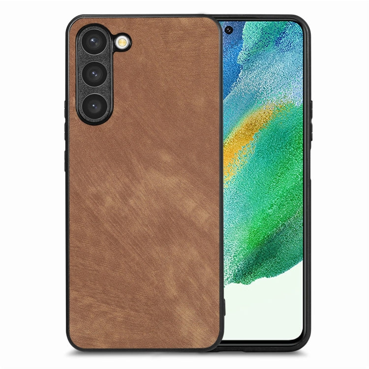 Vintage Leather PC Back Cover Phone Case