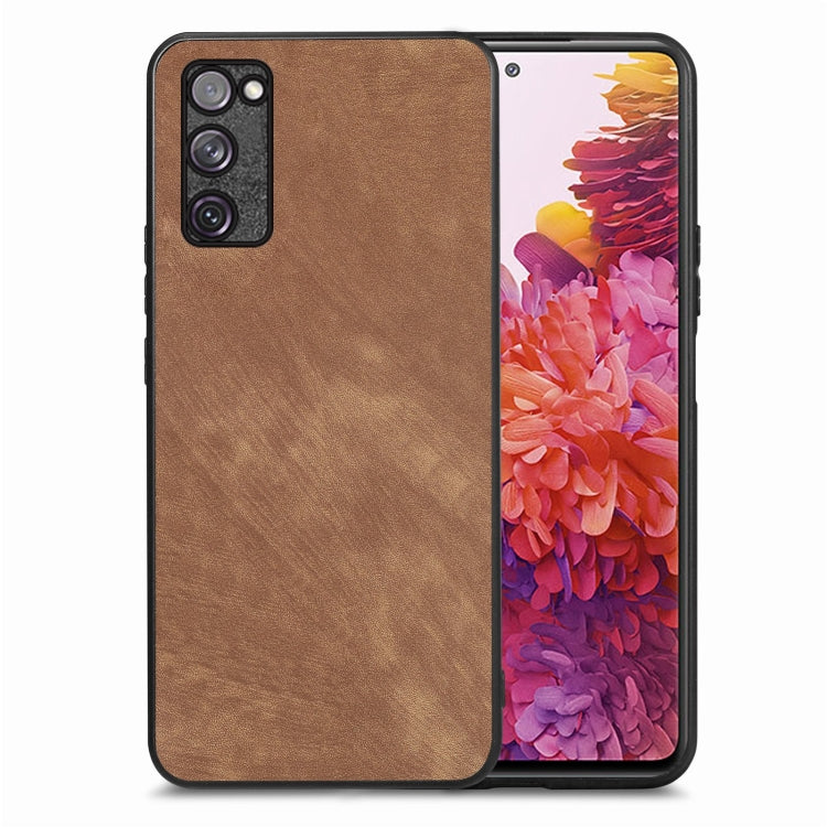 Vintage Leather PC Back Cover Phone Case