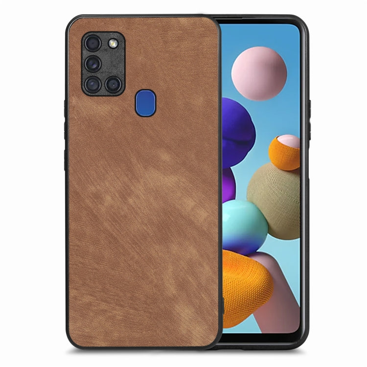 Vintage Leather PC Back Cover Phone Case