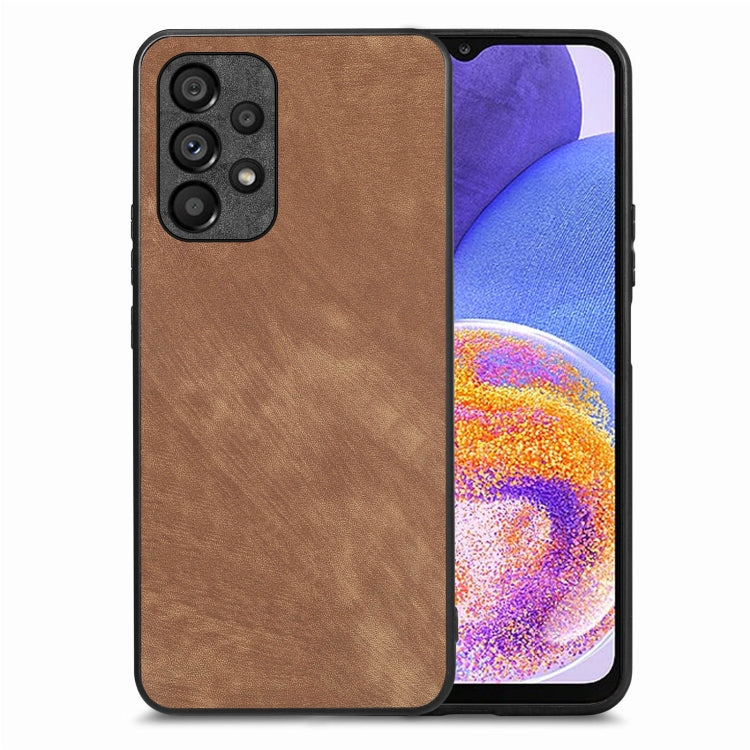 Vintage Leather PC Back Cover Phone Case