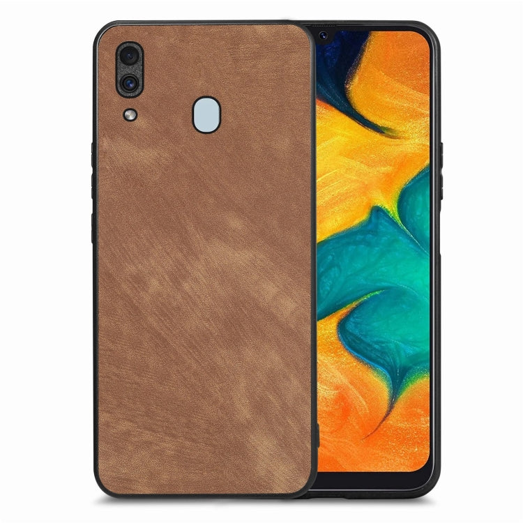 Vintage Leather PC Back Cover Phone Case