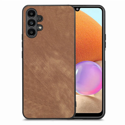 Vintage Leather PC Back Cover Phone Case