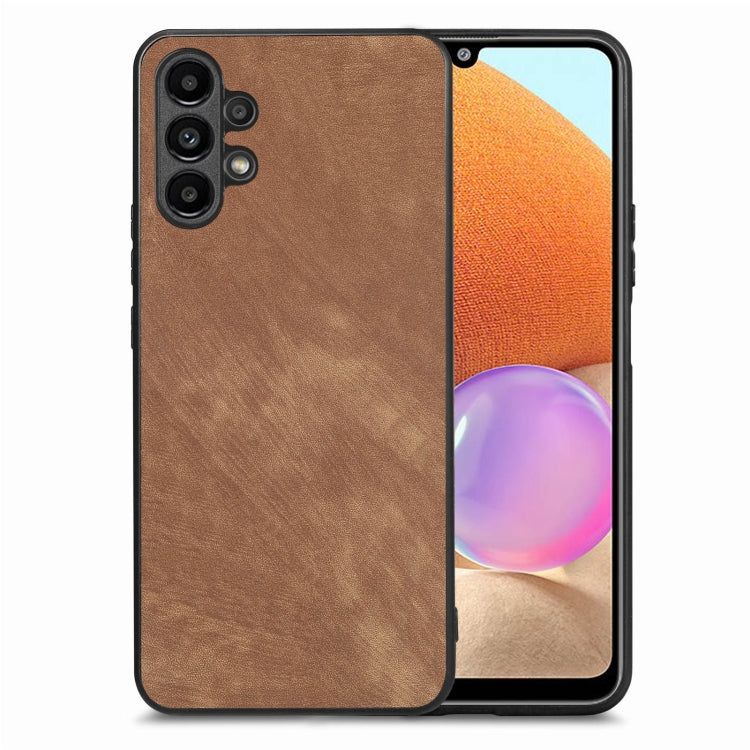 Vintage Leather PC Back Cover Phone Case