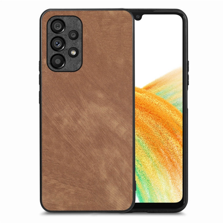Vintage Leather PC Back Cover Phone Case