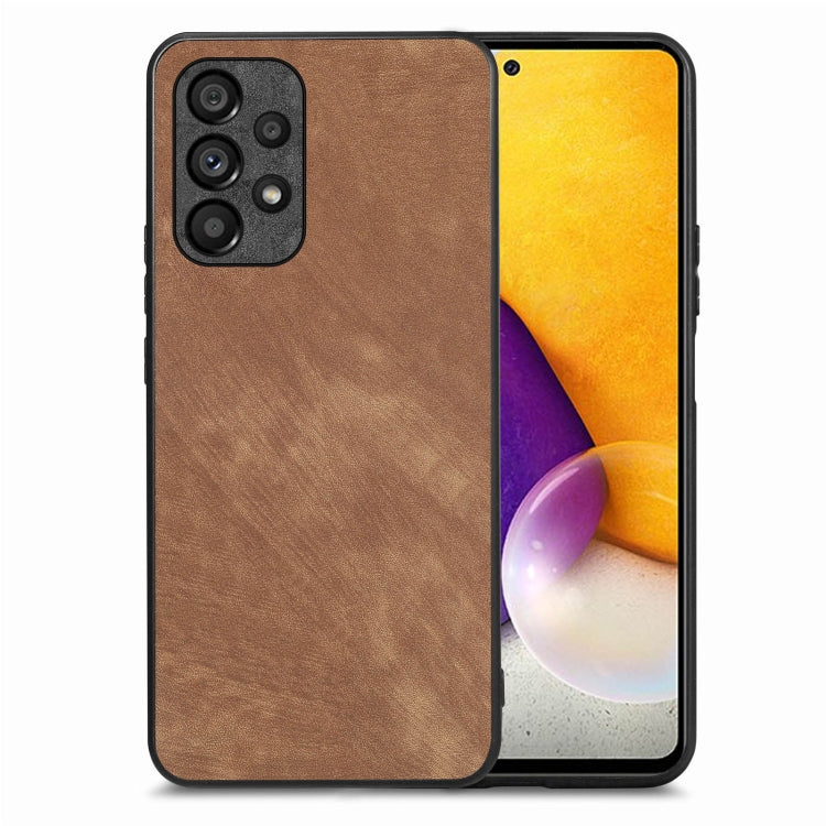 Vintage Leather PC Back Cover Phone Case